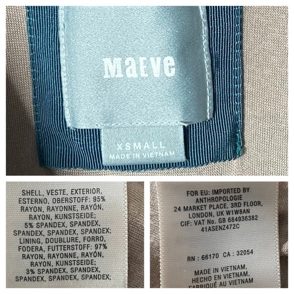 Anthropologie Maeve Jantina Maxi Dress XS Sleeveless Pockets Slim Silhouette - Picture 12 of 15